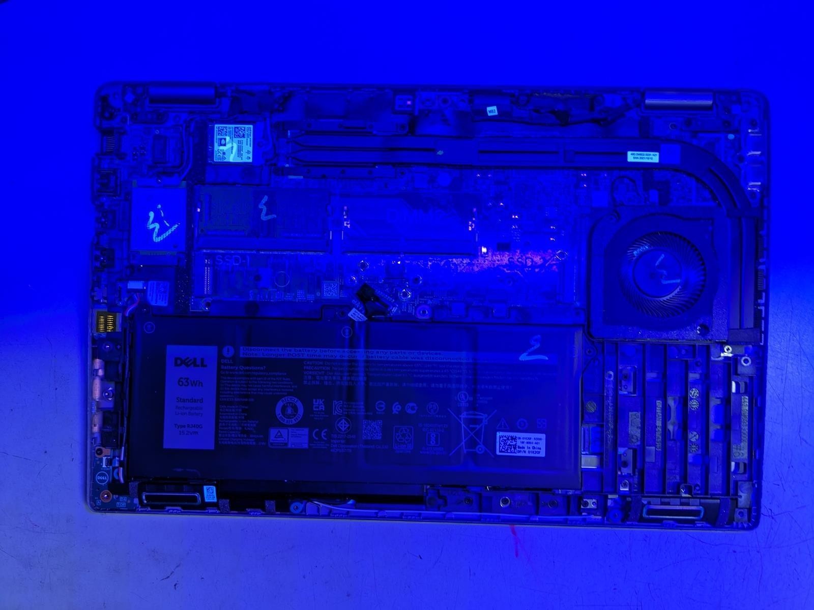 DELL LATITUDE 5520 i5-1145G7 @ 2.60GHz, 8GB RAM, NO HDD/OS – (FOR PARTS)