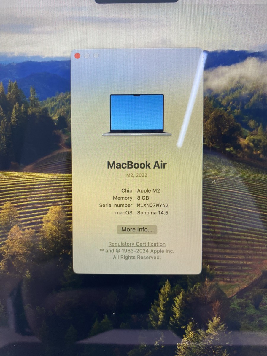Apple Macbook Air M2 Laptop 2002 (WMP020043)