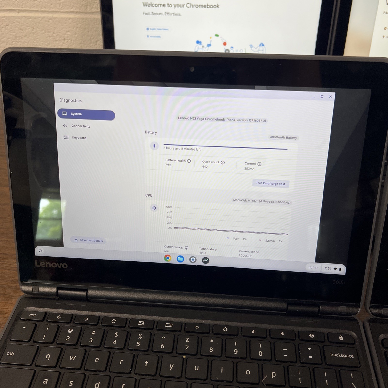 Lot of 6 Lenovo Chromebook 300e/N23 2 in 1 Touch (MT8173/MT8173C 4GB RAM – 32GB)