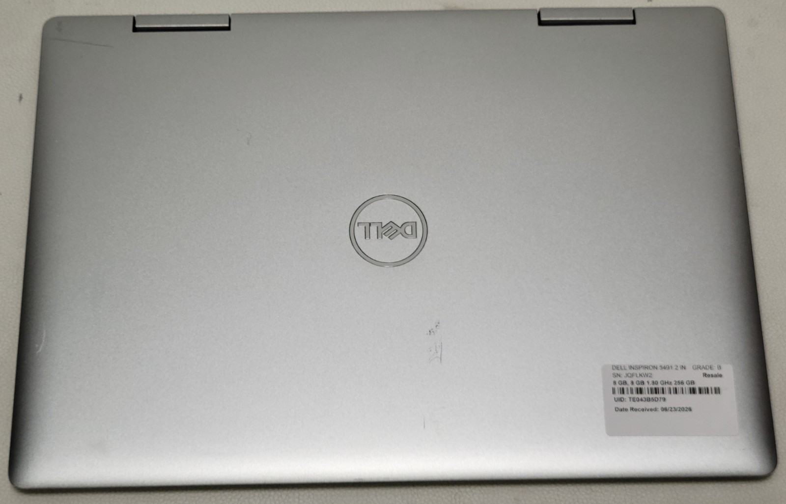 Dell Inspiron 5491 2 in 1 i7 10Gen 16GB NO ADAPTER (UID TE043B5D79)