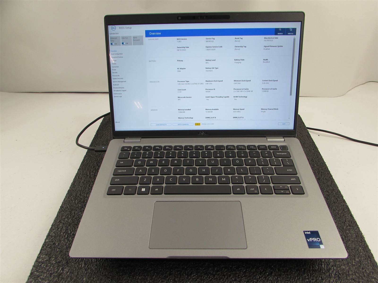 DELL LATITUDE 5430 1920X1080 FHD TOUCH I5-1245U 512GB SSD 16GB RAM NO O.S