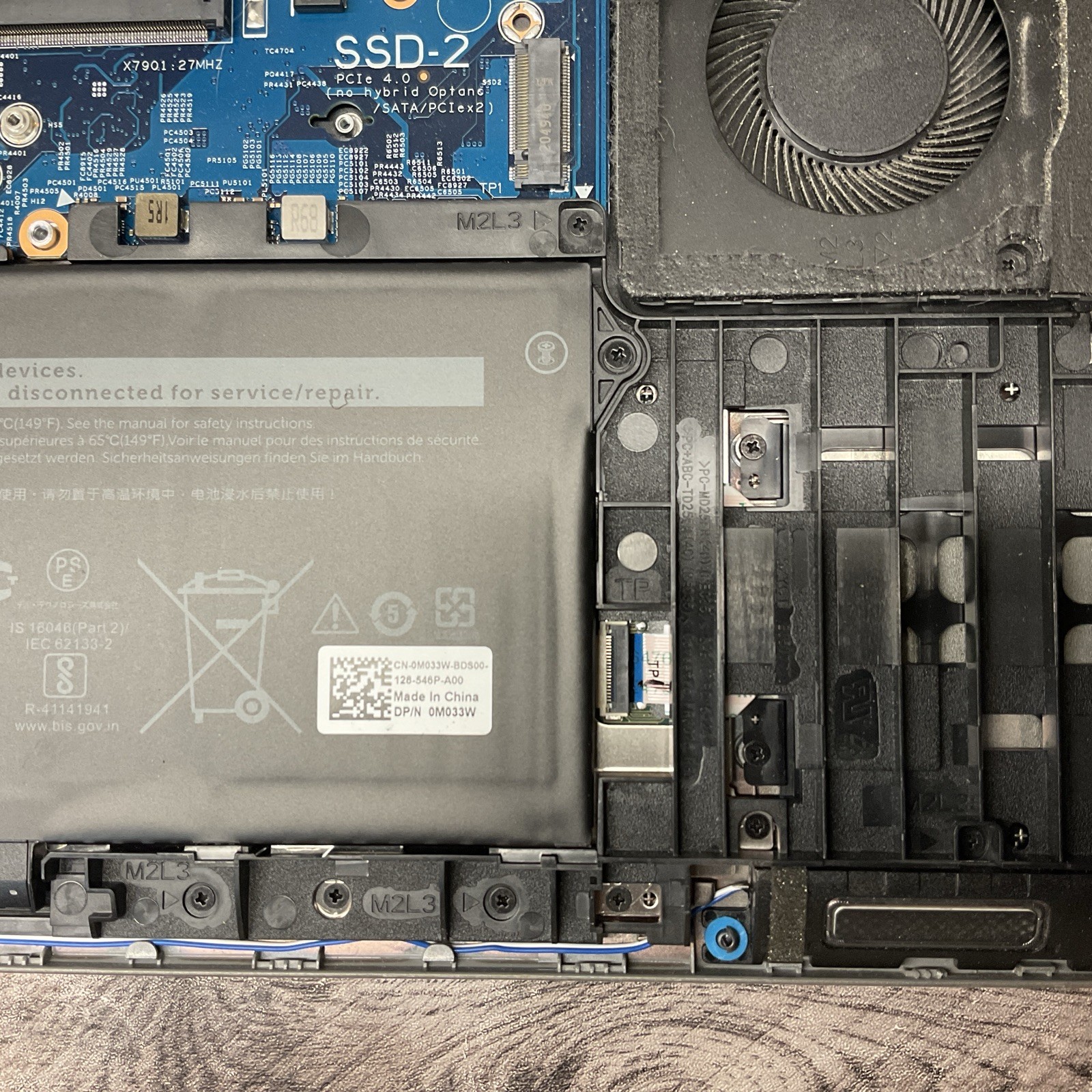 Dell Latitude 5520 / i7 11th Gen / No Power / No RAM / No SSD / C20