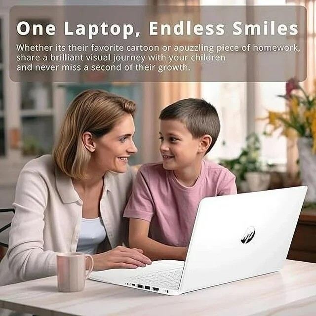 HP 14″ Laptop for Student and Business,Intel Celeron N4120,4GB RAM,64GB eMMC