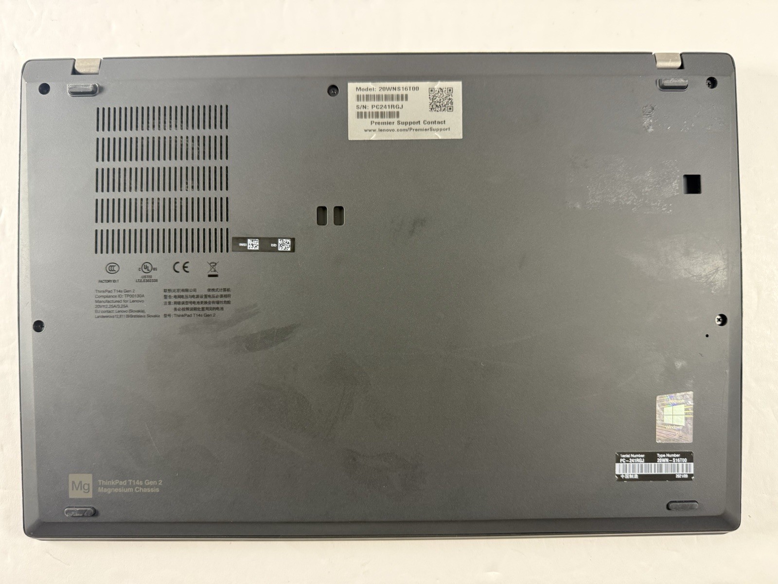 Lenovo ThinkPad T14s Gen 2 i7-1185G7 32GB 14″ FHD 1920×1080 512GB WWAN 4G Touch