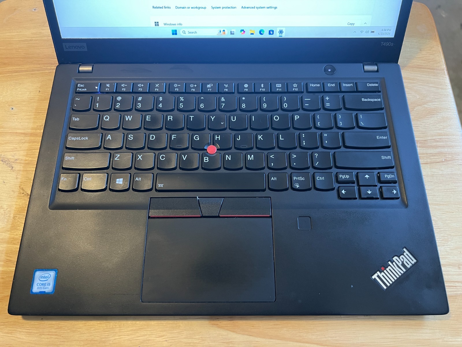Lenovo ThinkPad T490s | Intel Core i5-8265U | 14″ FHD | Windows 11 | 16GB DDR4