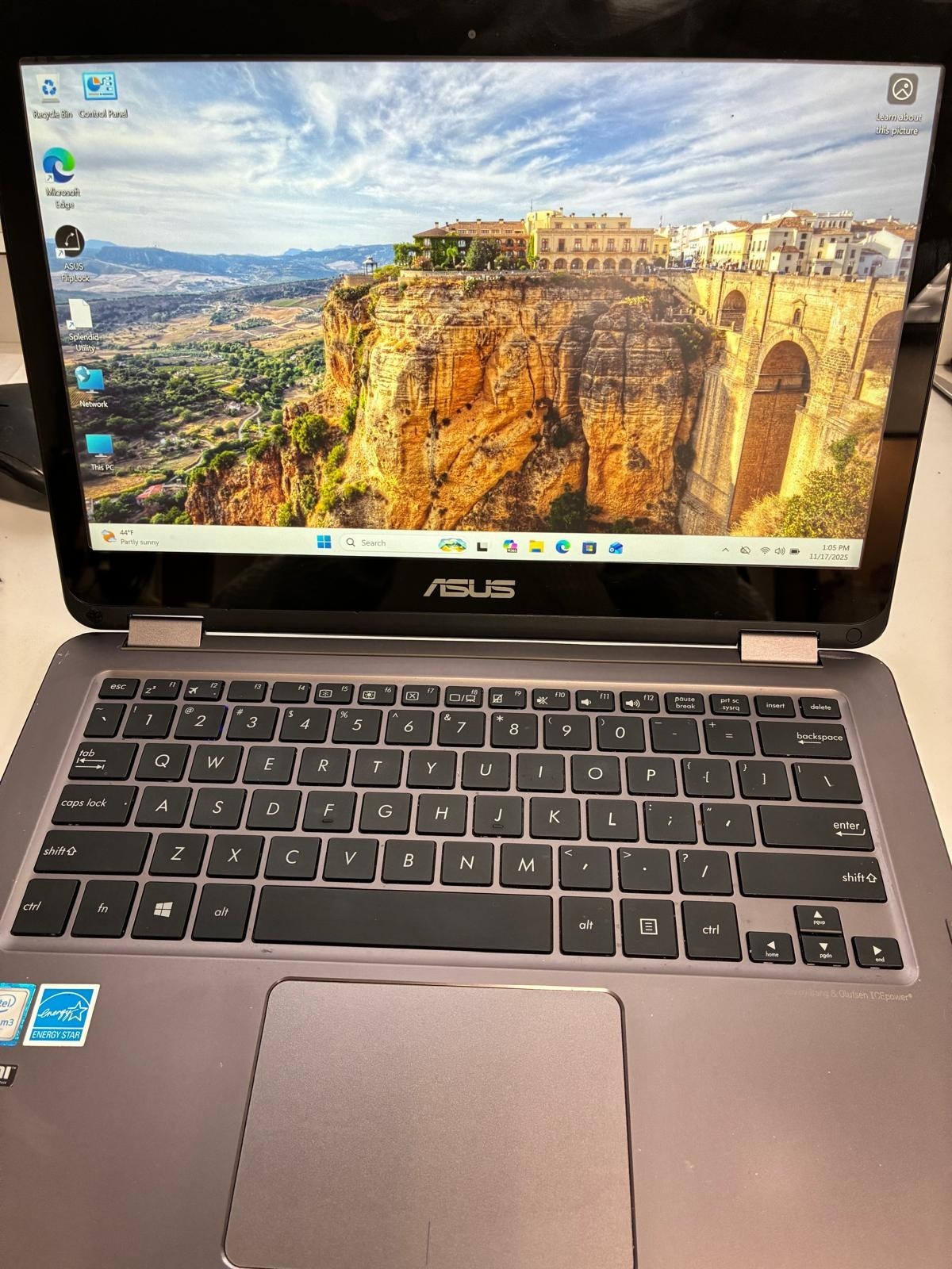 ASUS UX360CA Flip NOTEBOOK INTEL CORE M3 8GB RAM 512GB SSD Windows 11 Pro
