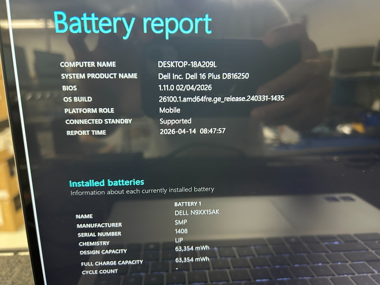 DELL 16 DB16250 VPVXG, Intel Core Ultra 9 288V, 3.30 GHz, 32 GB RAM, 1 TB NVMe