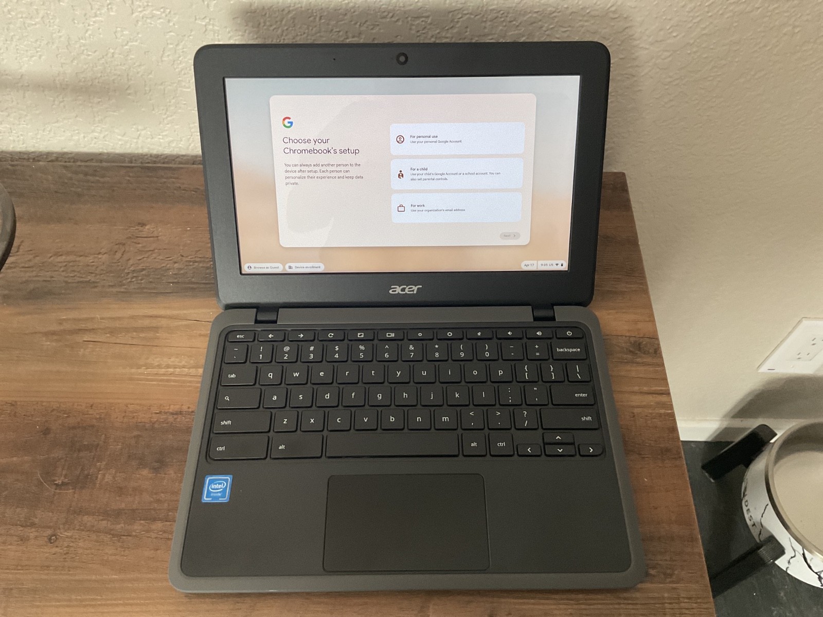 Acer C733T-C8SZ 11.6″ Chromebook 311, Celeron N4000, 4GB RAM, 32GB – Excellent