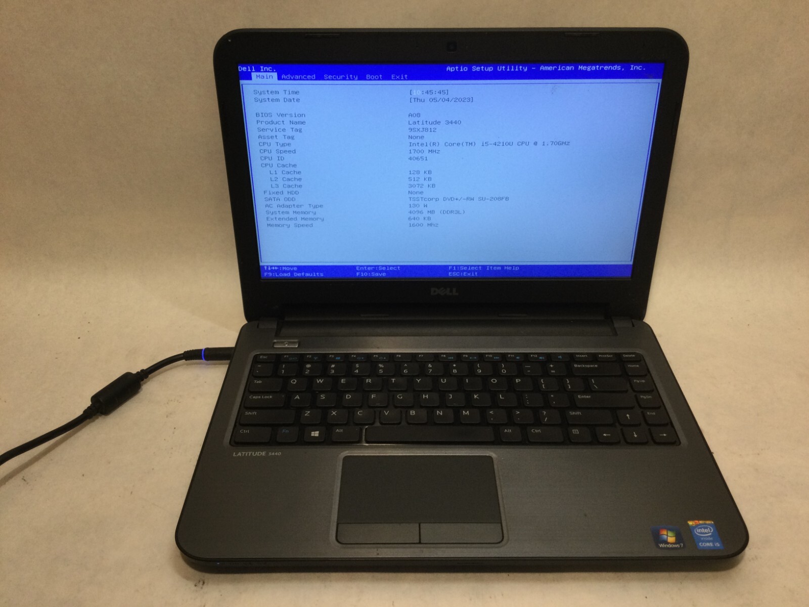 Dell Latitude 3440 14” / Intel Core i5-4210U @ 1.70GHz / (MISSING PARTS!) -MR