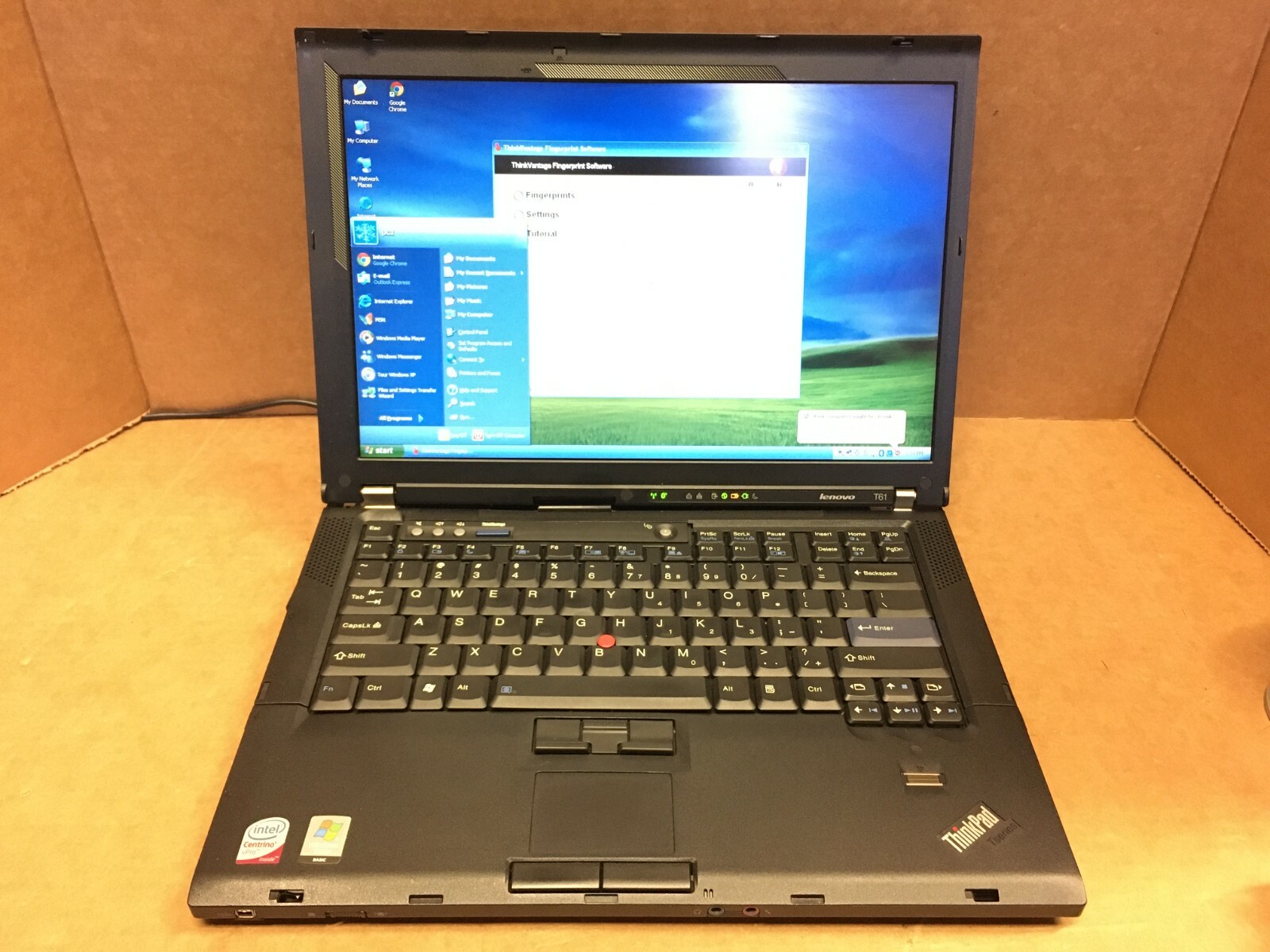 IBM Lenovo ThinkPad T61 14″IN LCD T7300 2.00GHz 2GB RAM 80GB HDD Windows XP PRO