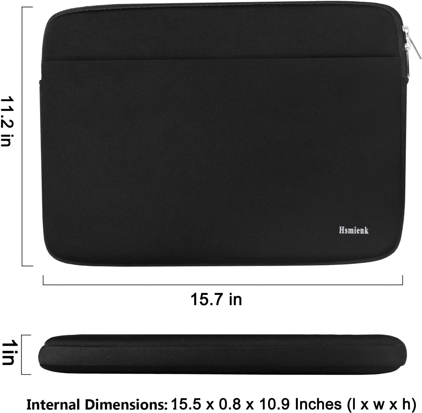 Shockproof 15.6″ Laptop Sleeve Case, Protective Notebook Cover for Dell, Lenovo,
