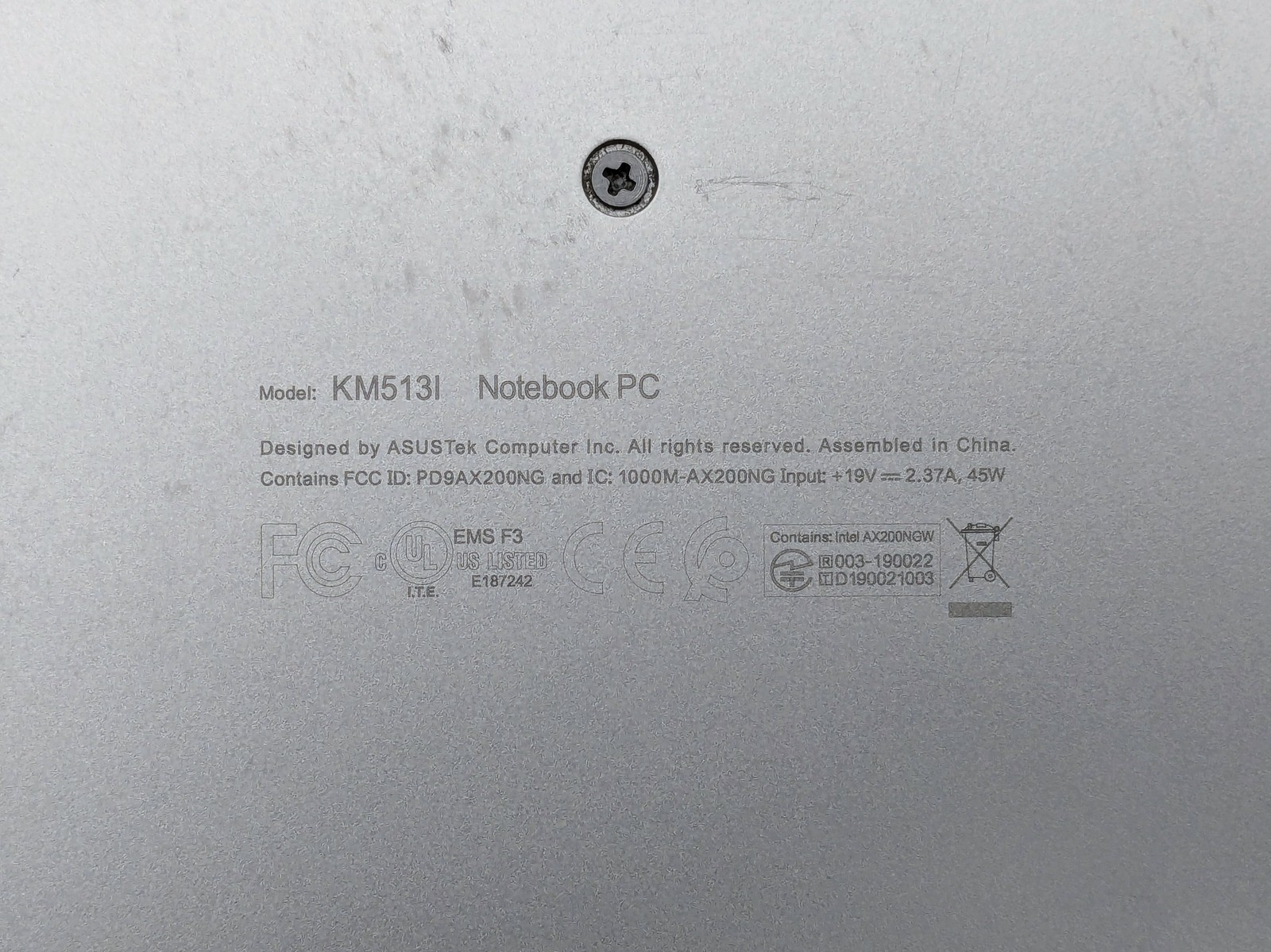 ASUS VivoBook 15 KM513 15″ FHD RYZEN 7 4700U 256GB SSD 20GB W11 FP Reader