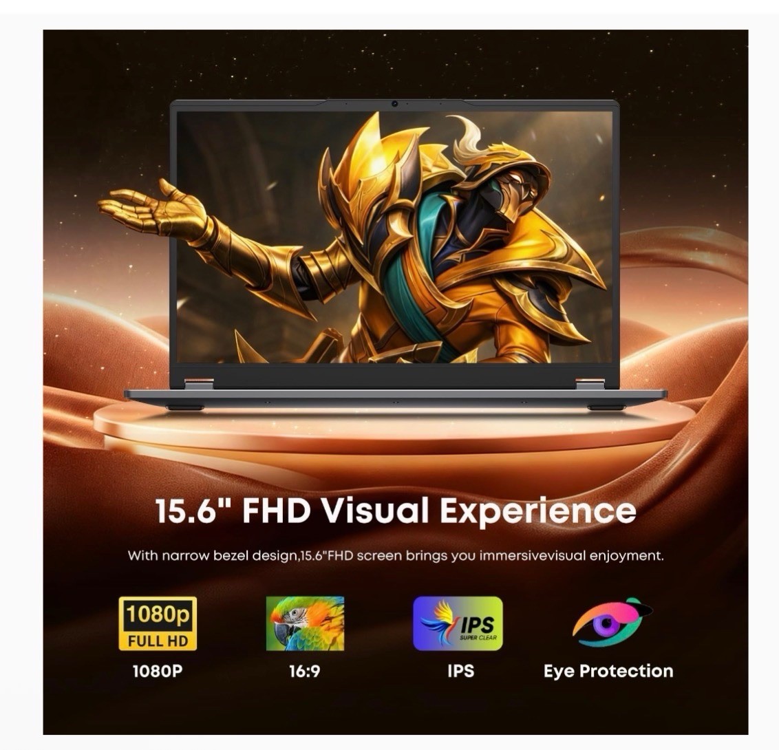 15.6″ Laptop Computer 2-in-1 AMD Ryzen 7430U, Win 11 Pro, MS Office 365, 16GB RM