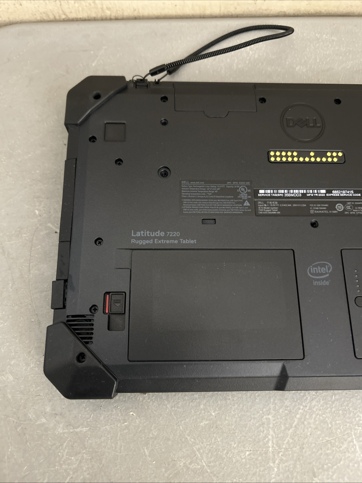 DELL Latitude 7220 Rugged Extreme Tablet Window 11
