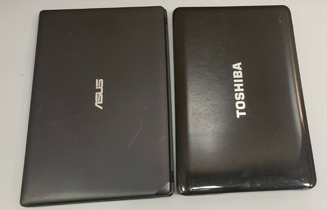 Lot of 2 Used ASUS D550M /Toshiba L655-S5146 0-2GB RAM 0GB HDD PARTS