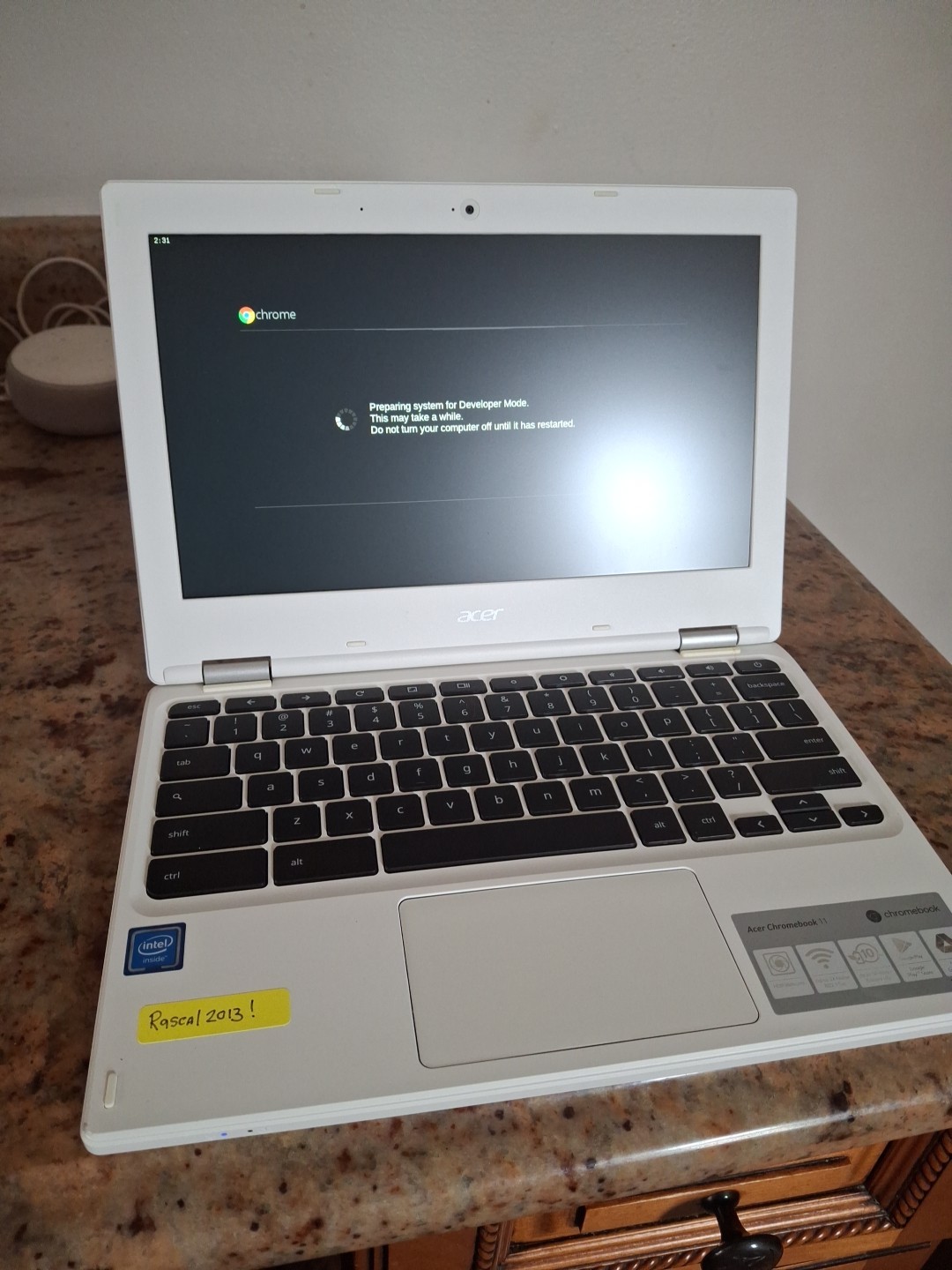 Acer Chromebook 11 CB3-131 Intel Celeron N2840 2GB RAM 16GB eMMC ChromeOS