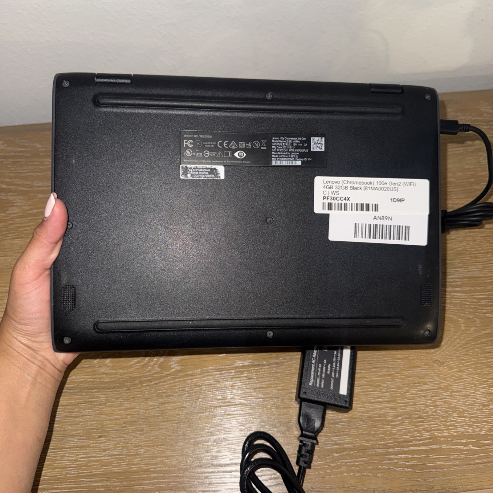 Lenovo 100e 2nd Gen. 81MB 11.5″ Intel Celeron 4020 4GB RAM 32GB SSD Win 10Pro