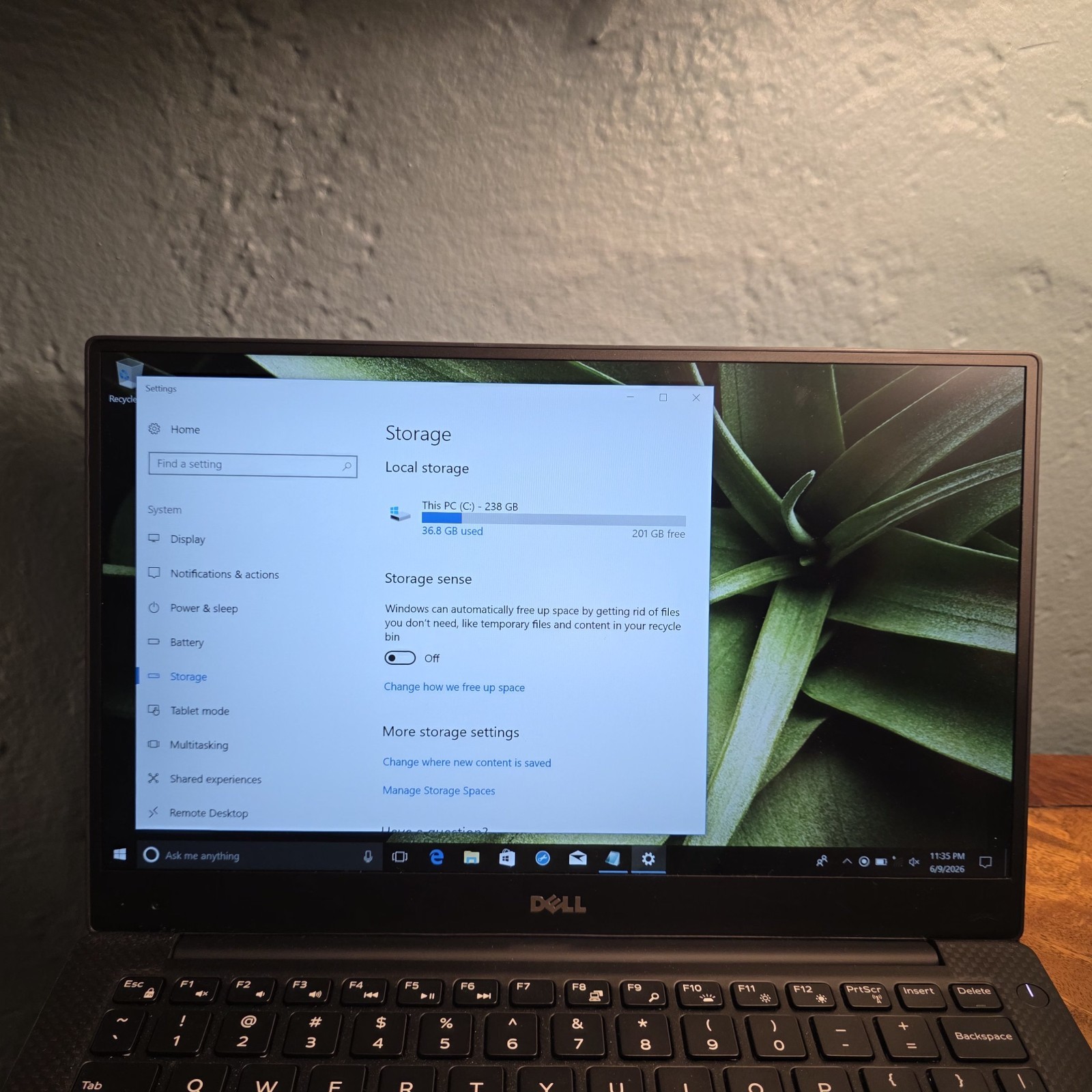 Dell XPS 13 9360 2018 Silver FHD i7-8550U 1.80GHz 8GB RAM 256GB SSD