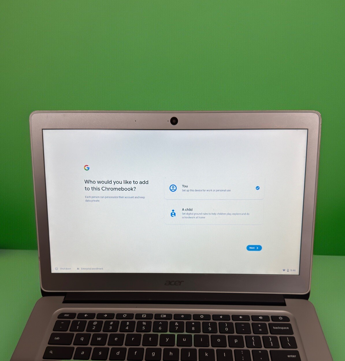 Acer Chromebook 14 N16P1 14″ Laptop 1.6GHz Celeron 4GB RAM 16GB (C)