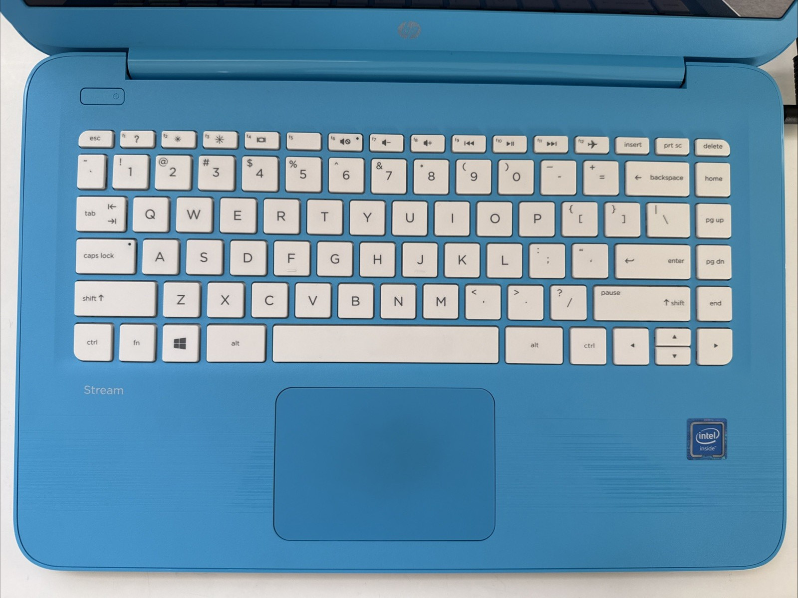 HP Stream 14-cb011wm 14 inch (32GB, Intel Celeron N3060, 4GB) Laptop – Blue -W10