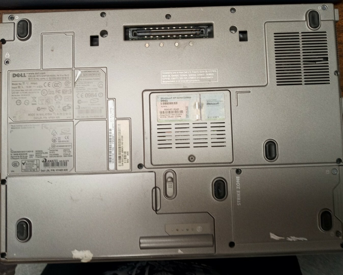 DELL LATITUDE D830 Intel Core 2 Windows XP 15″ No Cords Untested Recycle Find