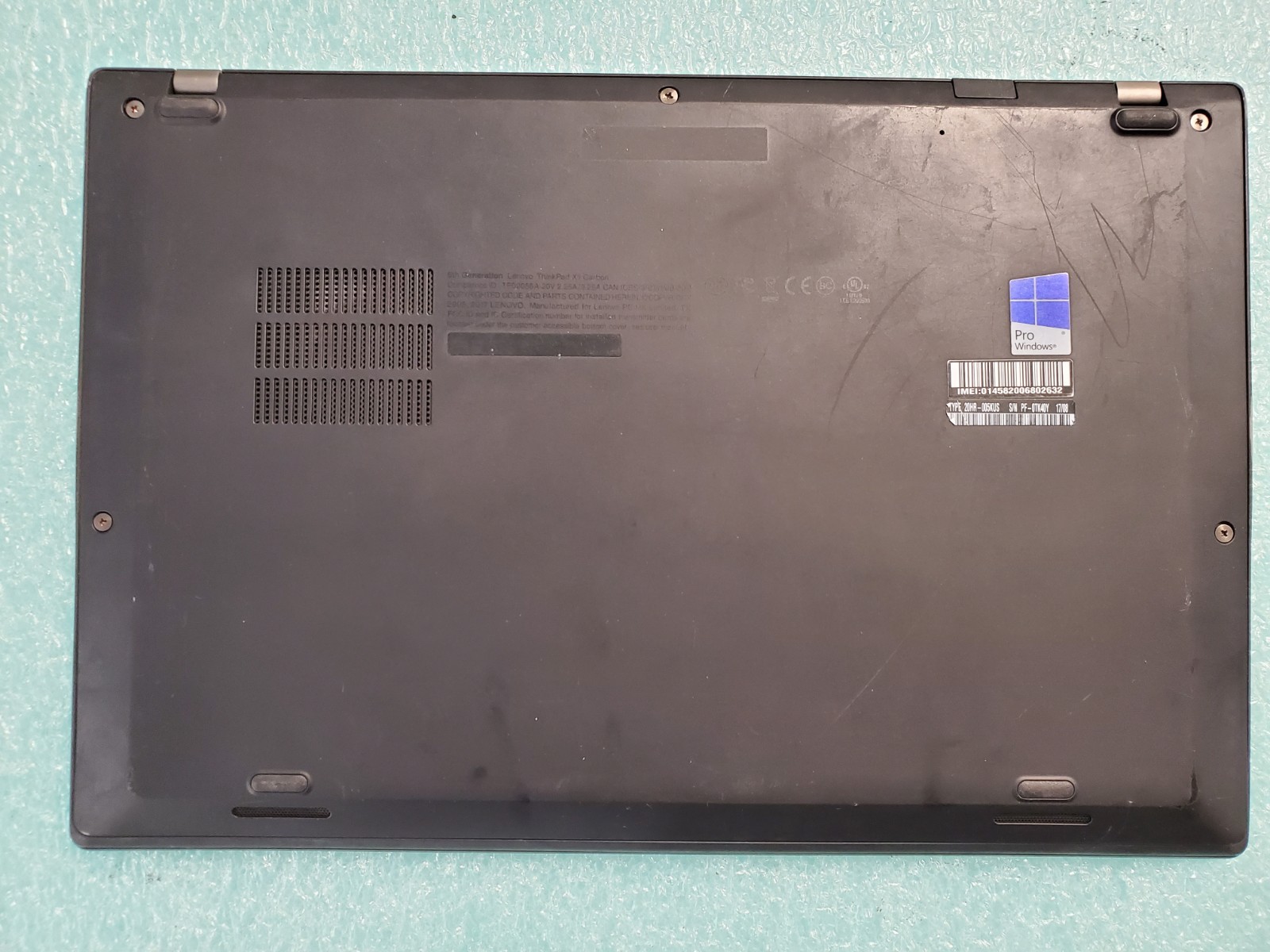 Lenovo ThinkPad X1 Carbon 5th Gen i5-7300U 8GB RAM NO OS/HD *BIOS/READ* | C1068*
