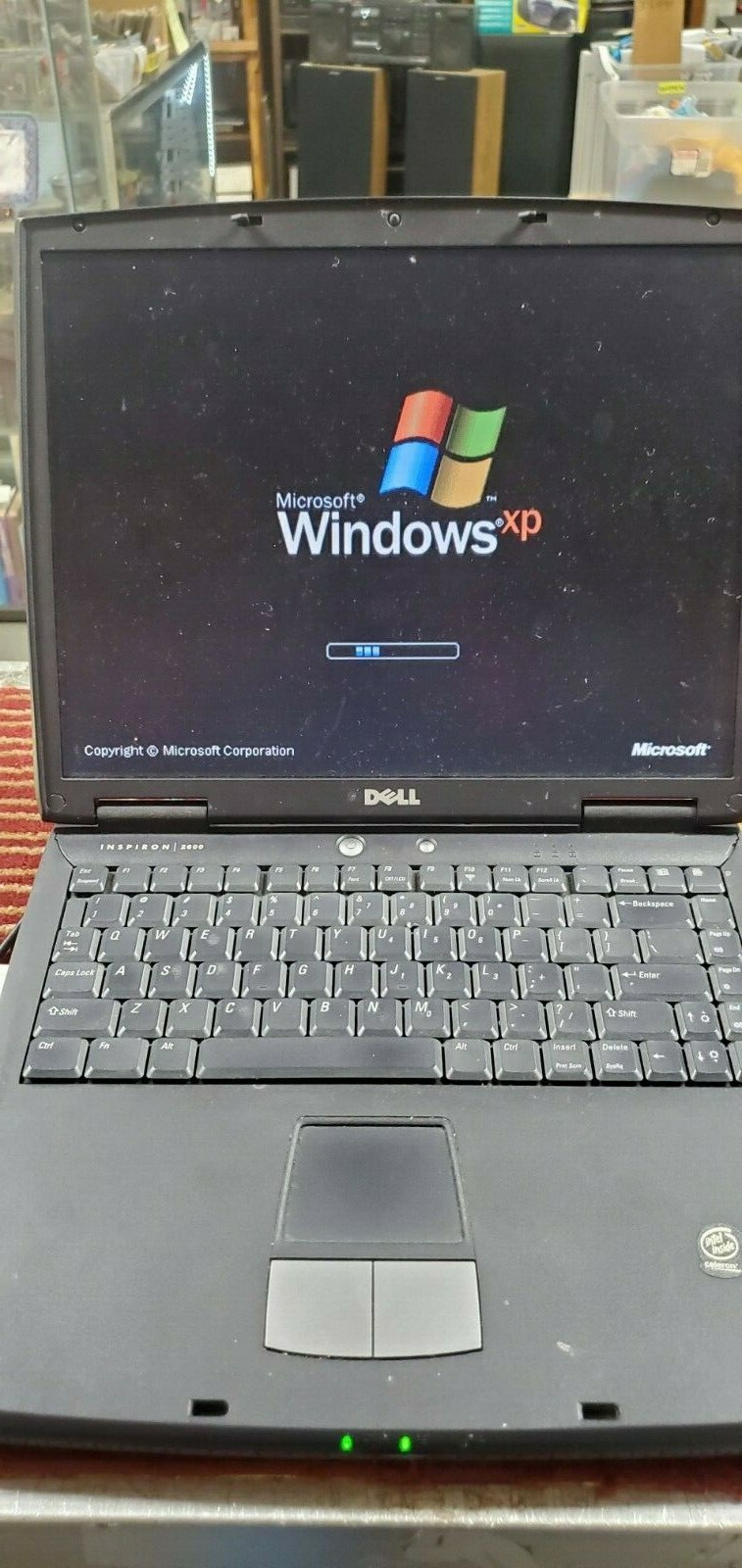 Dell Inspiron 2600/PP04L WIN XP- For Parts or Repair – No A/C cord (FC75-T-G464)