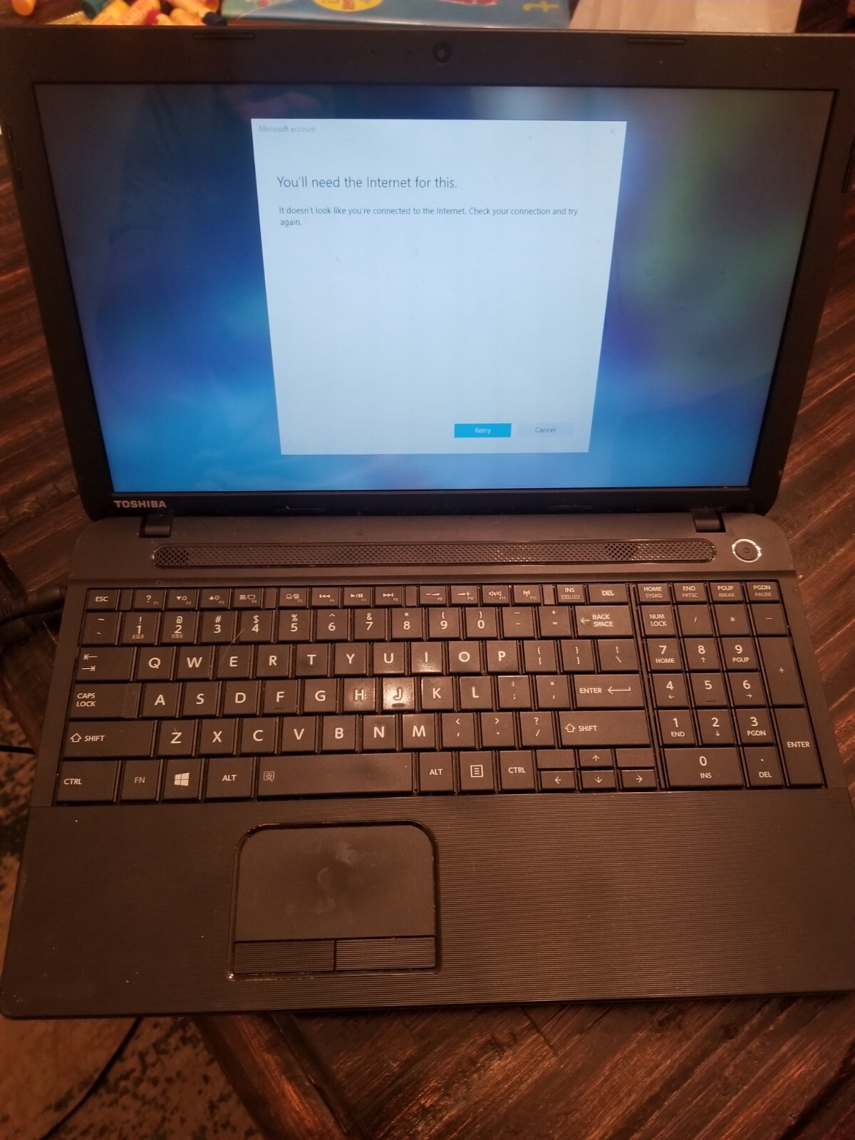 Toshiba Satellite Laptops Intel C55-A5310 FOR PARTS AS IS LOCKED