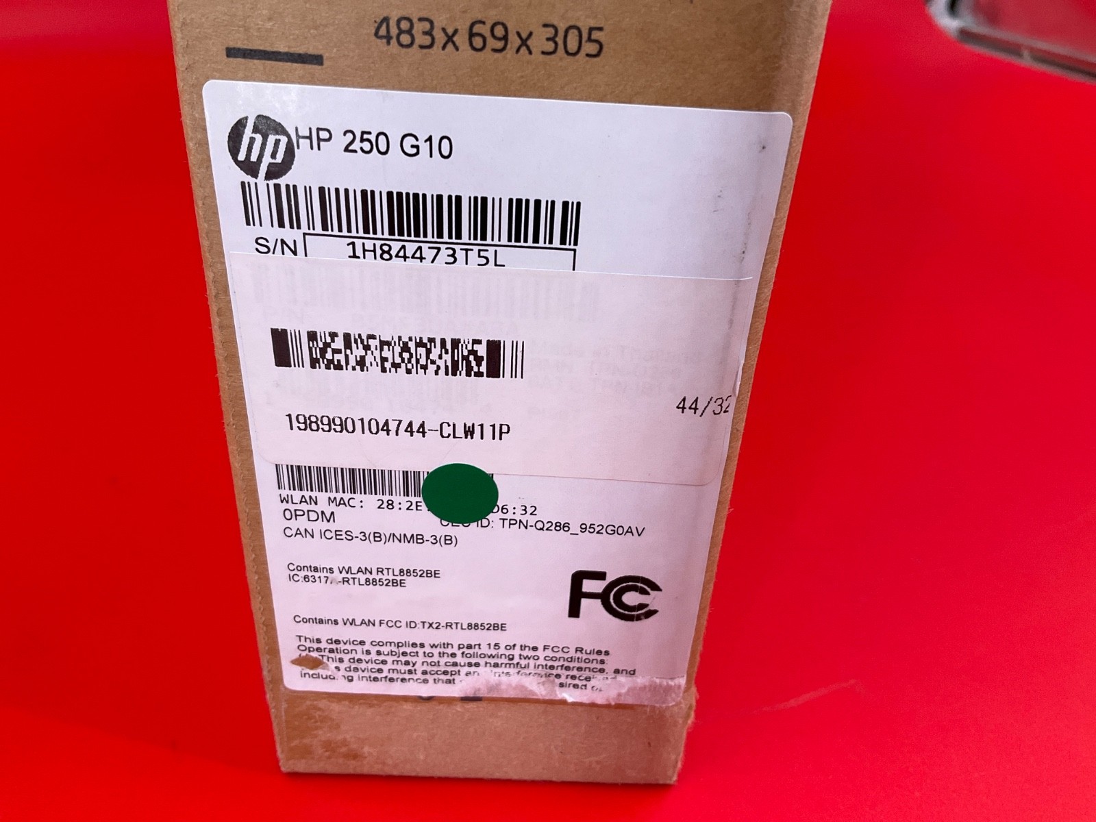 HP 250 G10 i5-1334U 16GB 256GB 15.6″ Windows 11 PRO B5MF3UA 🇺🇸✨🇺🇸✨ NEW
