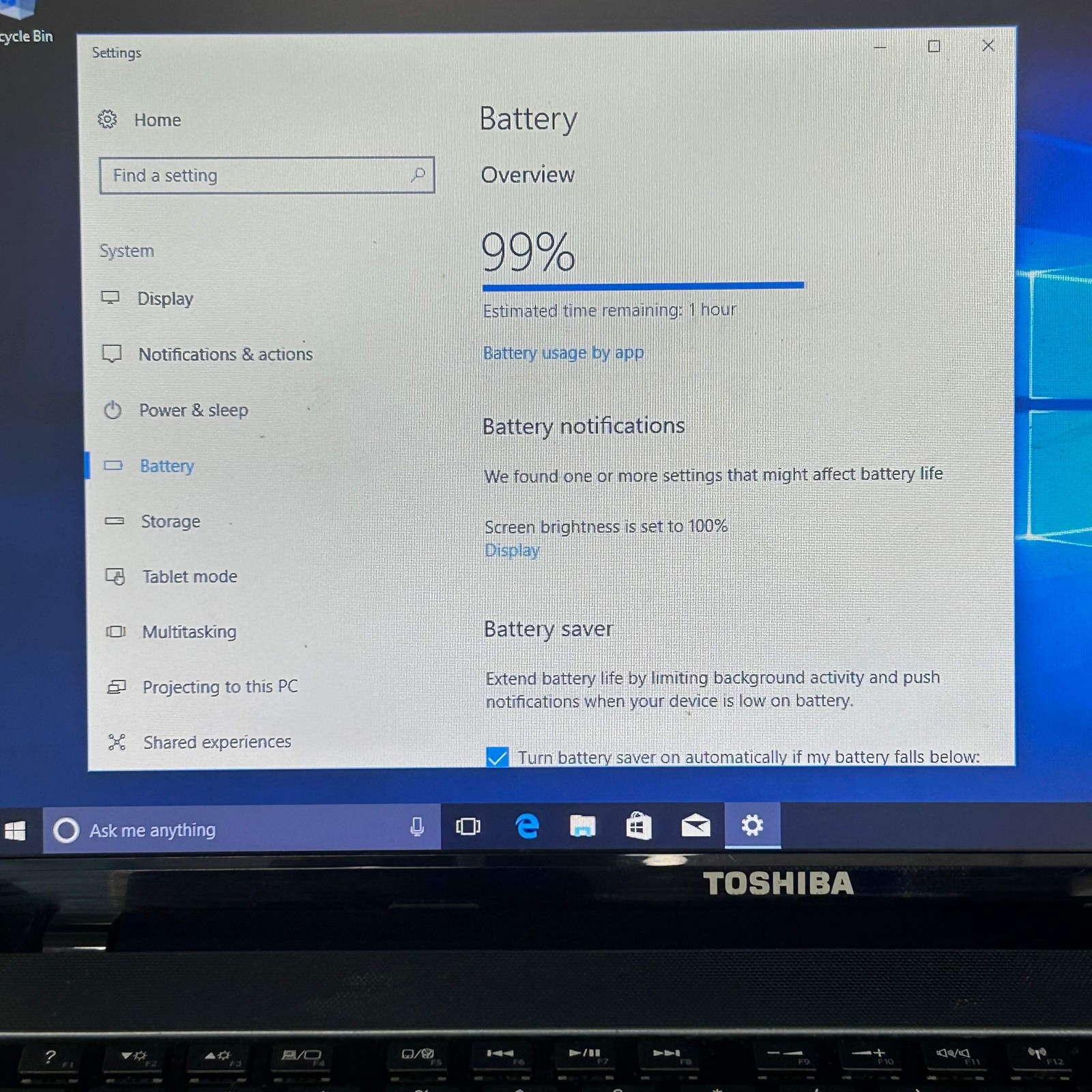 Toshiba Satellite S850 Core i7 2.4GHz,6GB RAM,512GB 15.6″ Gray Laptop