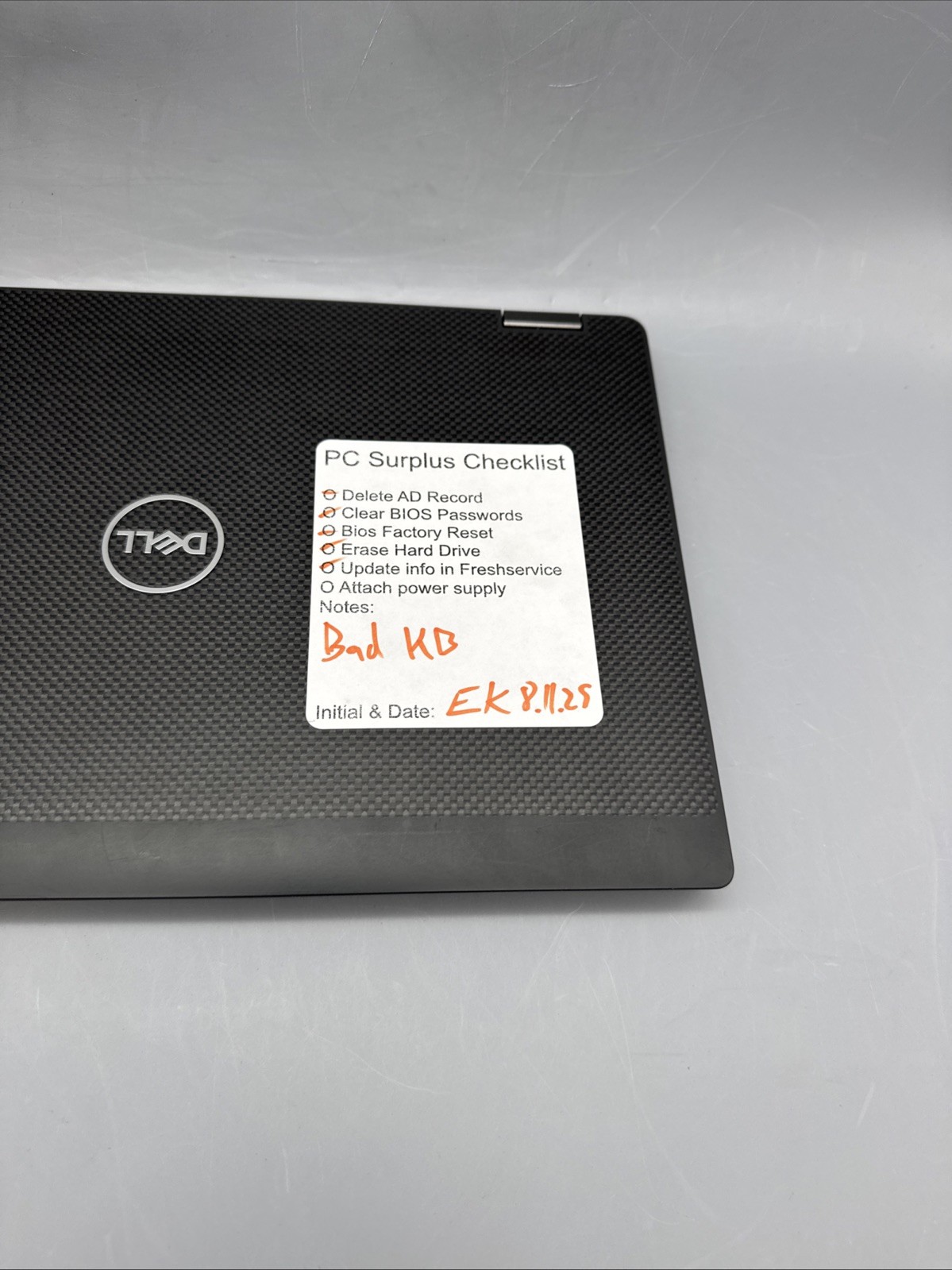 Dell Latitude Laptop 7410 14″ FHD i5-10310 1.7 GHz-8GB RAM-256 GB HDD,NO OS