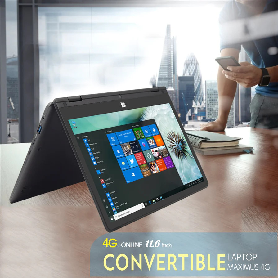 NIB iView Combo Maximus 4G LTE 11.6″Touch 360° Screen Fingerprint + FREE Speaker