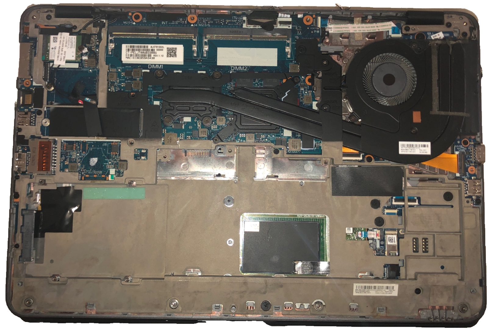 HP Zbook 15u G3 i7-6500U CPU 2.50GHz NO: LCD,HDD,BATTERY, Keyboard, Bezel. 15.6”