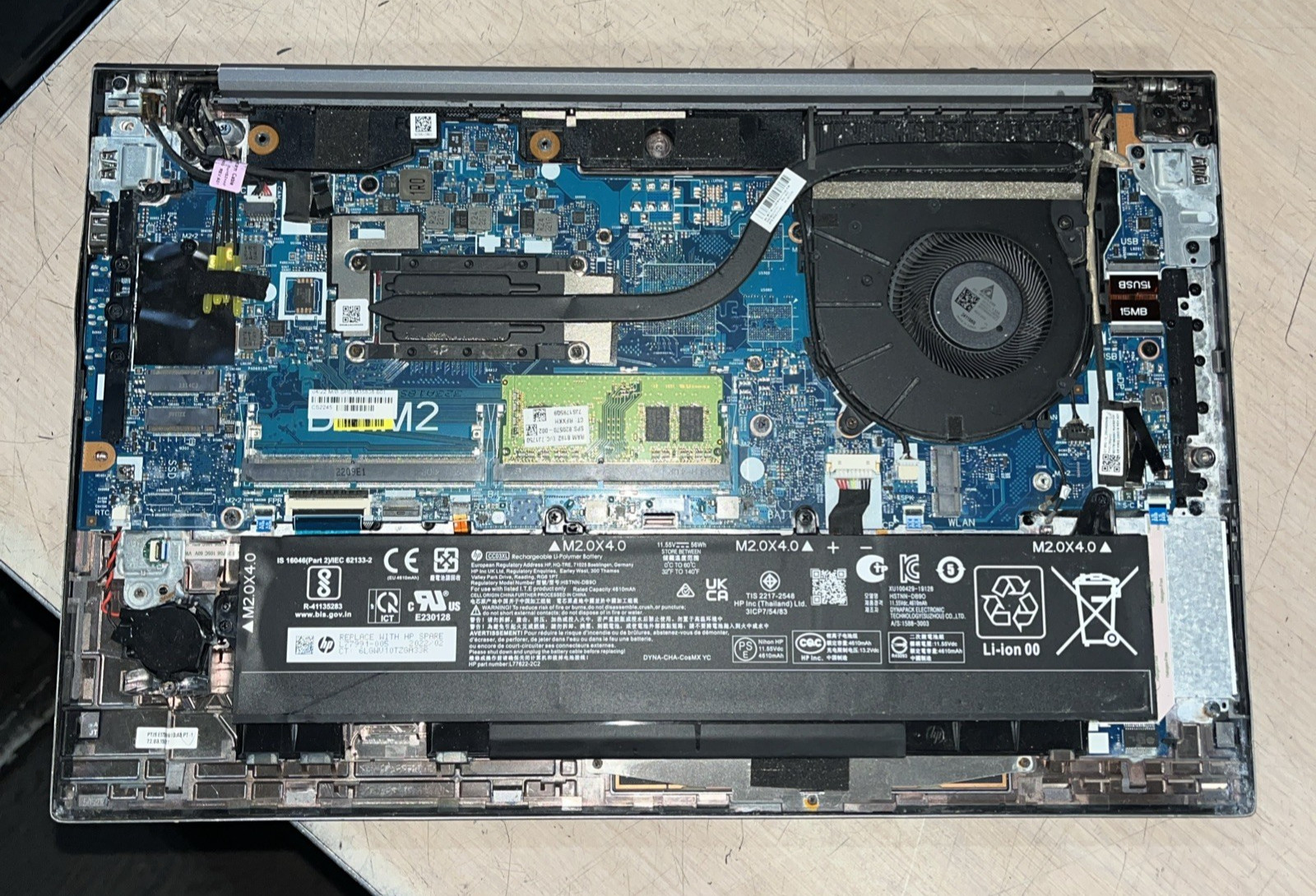 HP ZBOOK FIREFLY 15 G7 INTEL CORE I7 10TH GEN 8GB RAM NO HD