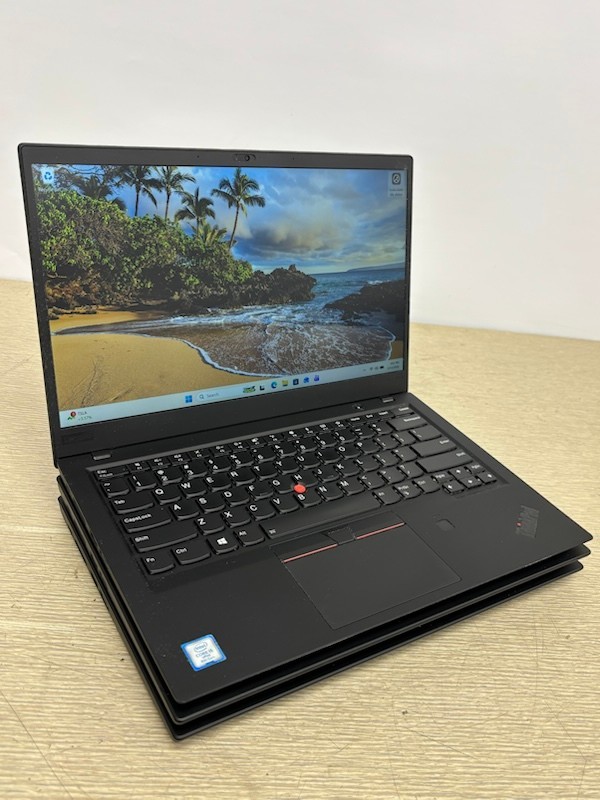 3x Lenovo ThinkPad X1 Carbon Gen 6 i5-8350U 1.70GHz 8GB 256GB W11P Laptop (Lot)