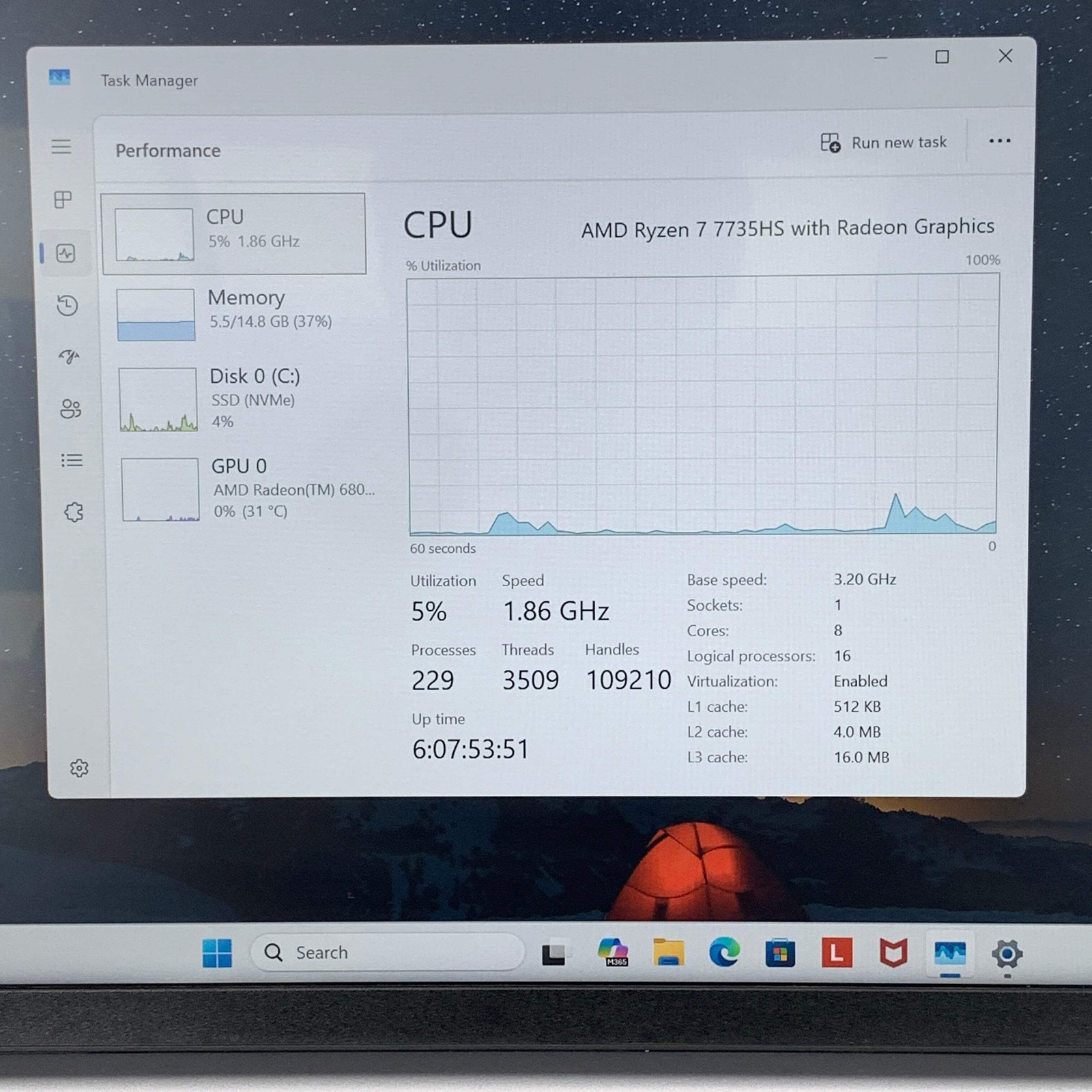 Lenovo Thinkbook 14 G7 ARP IS34J2QH 14″ Ryzen 7 7735HS 3.2GHz 16GB RAM 512GB SS