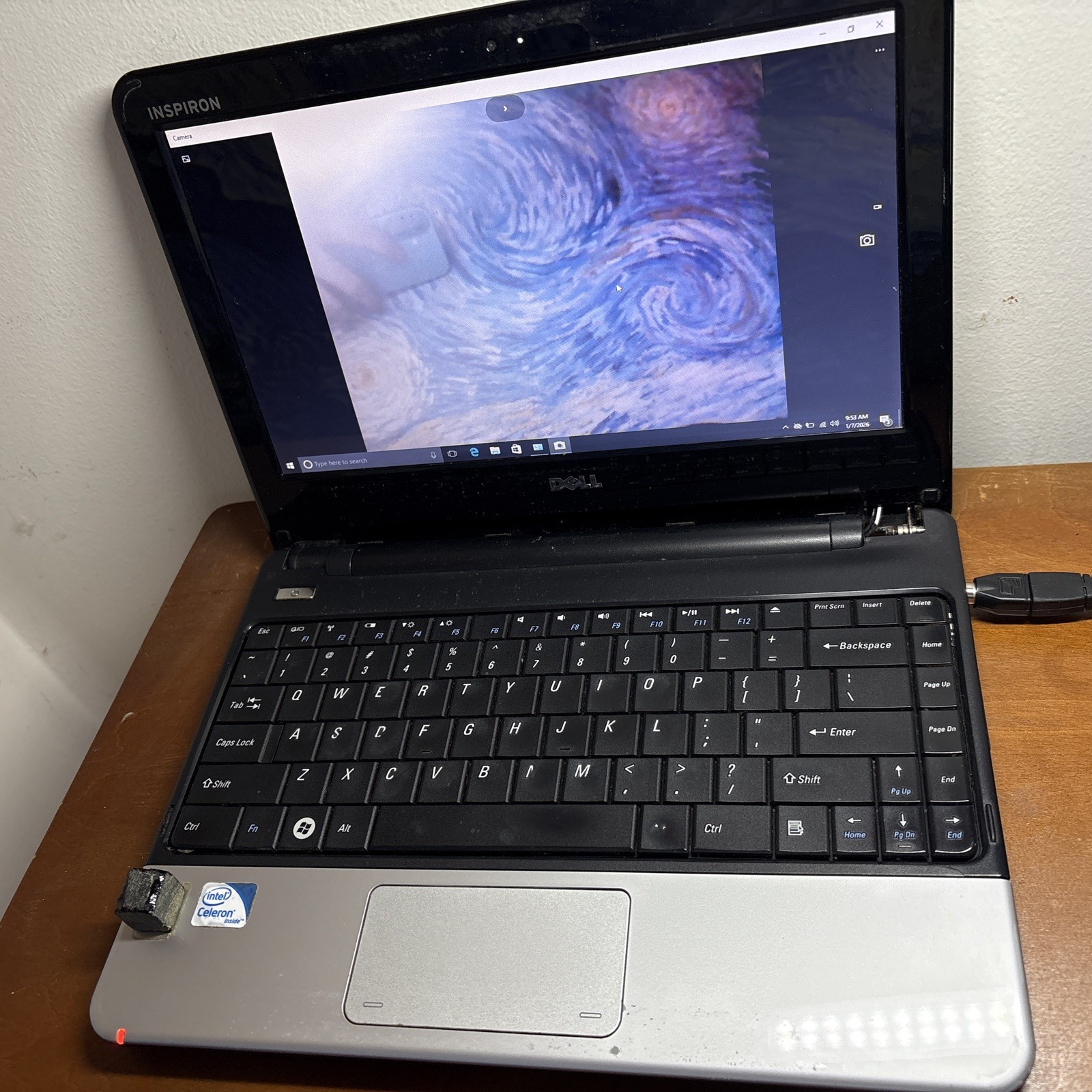 👀 look 👀 Dell Mini Obsidian 11Z Black 11.6″ inch P03T netbook laptop Wndows 7