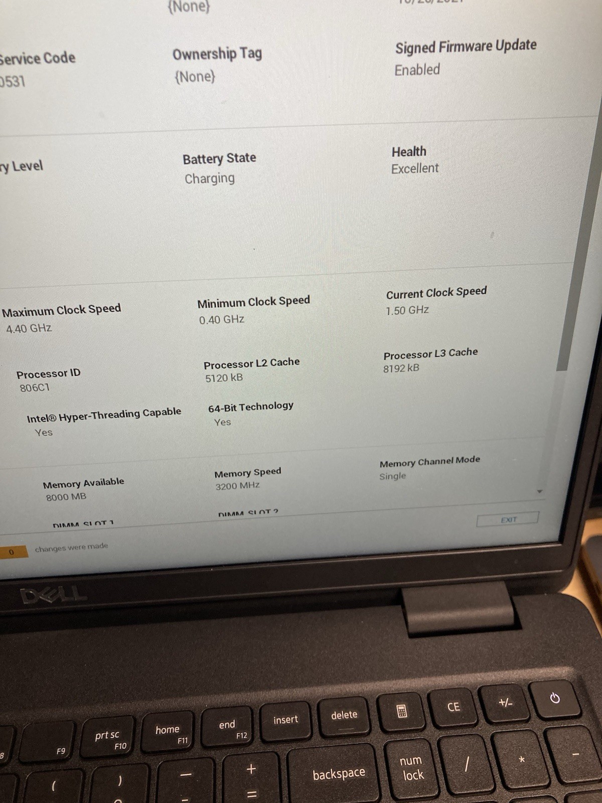 Dell Latitude 3520 15.6″ i5-1145G7 2.60 GHz 8 GB RAM No SSD/OS/AC – READ