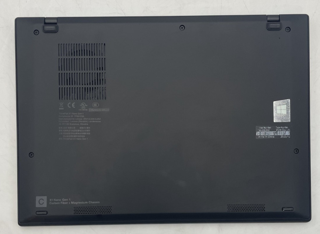 Lenovo Thinkpad x1 Nano Gen 1 i7-1160G7 @1.2GHz | Iris Xe | 512GB | 16GB | B