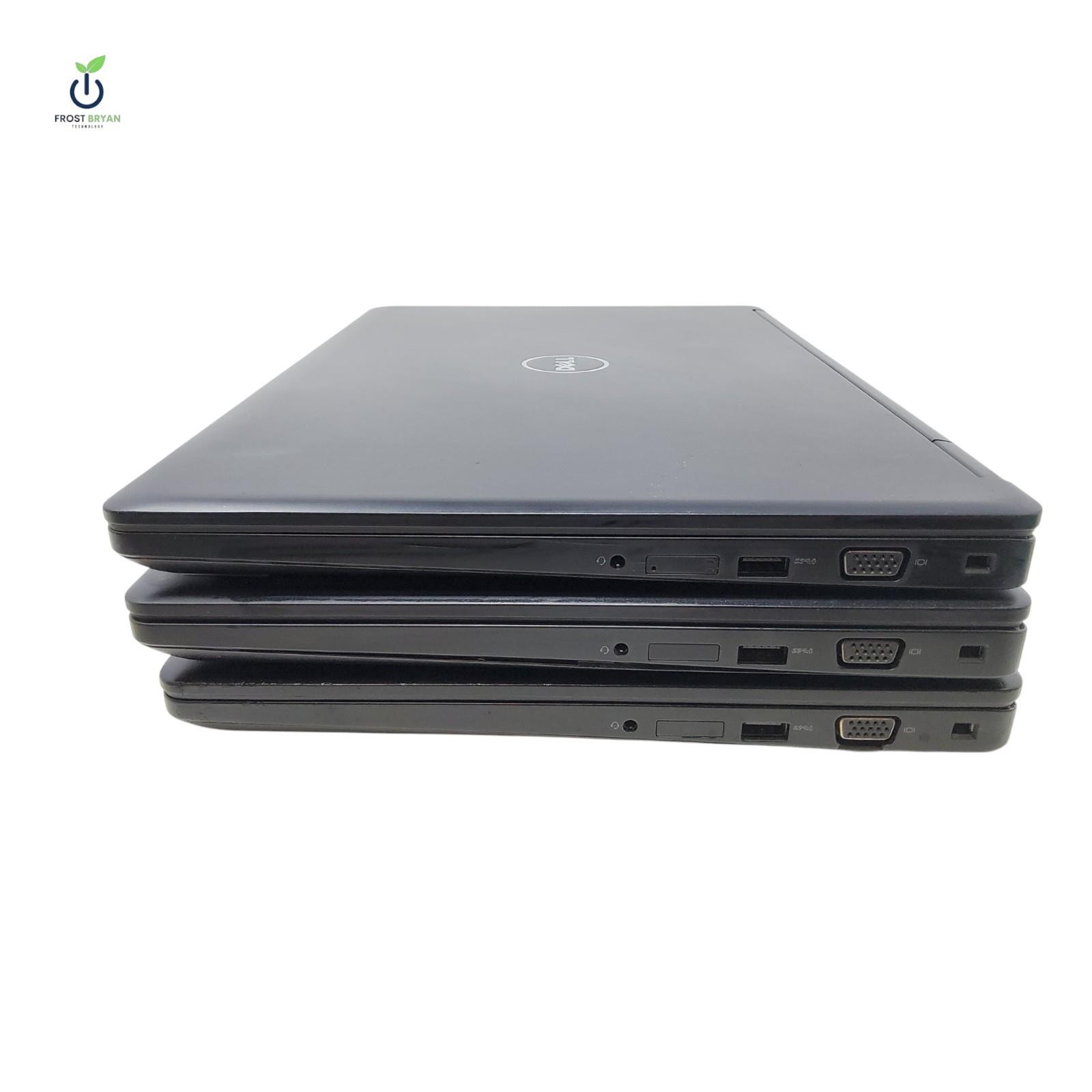 Lot of 3 Dell Latitude 5580 Laptops i5-i7 7th Gen 8/16GB No OS Grade D [READ]