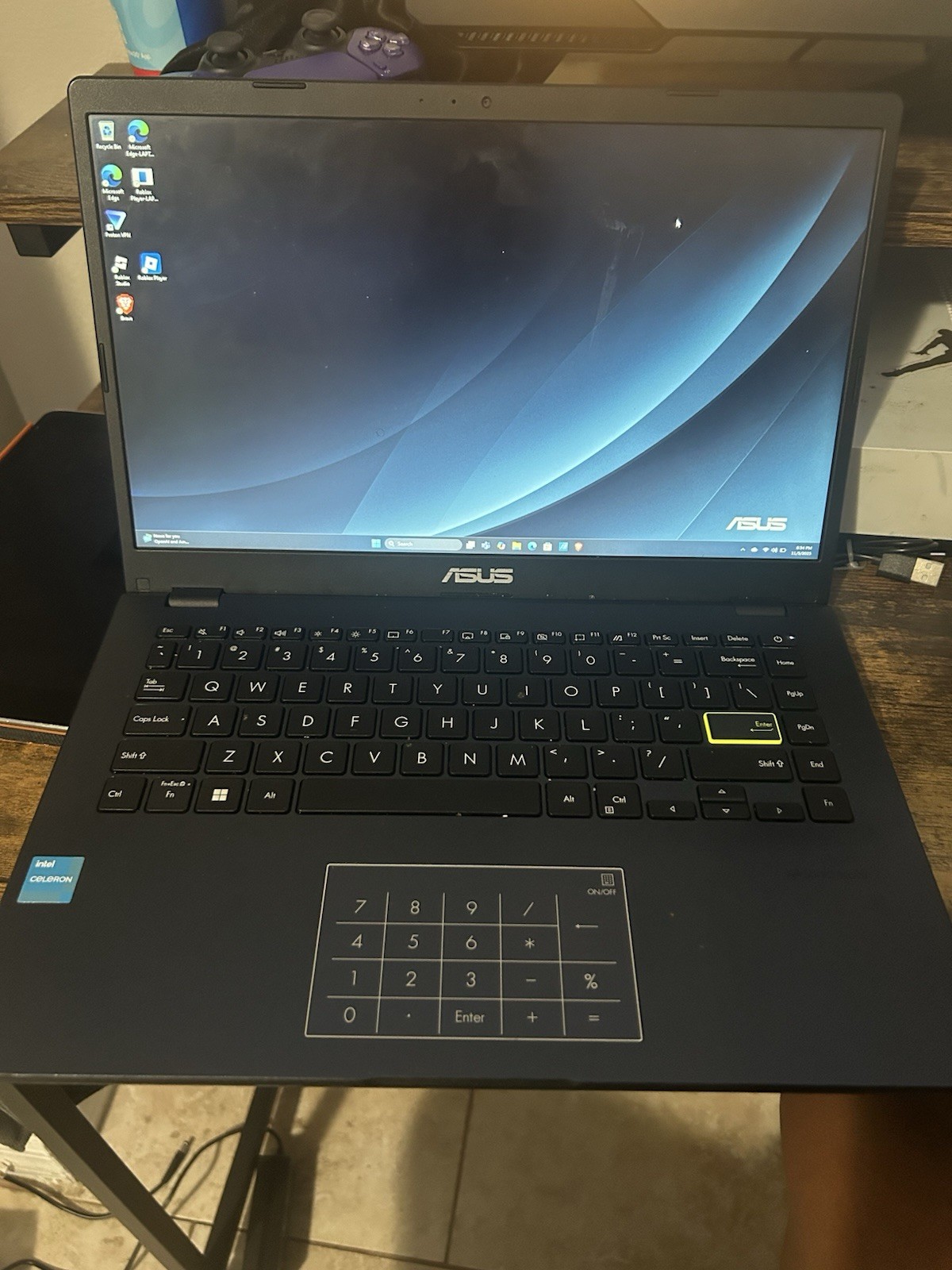 ASUS 14″ FHD Laptop – Intel Celeron N4500 with 4GB Memory – 64GB eMMC – Star Bla
