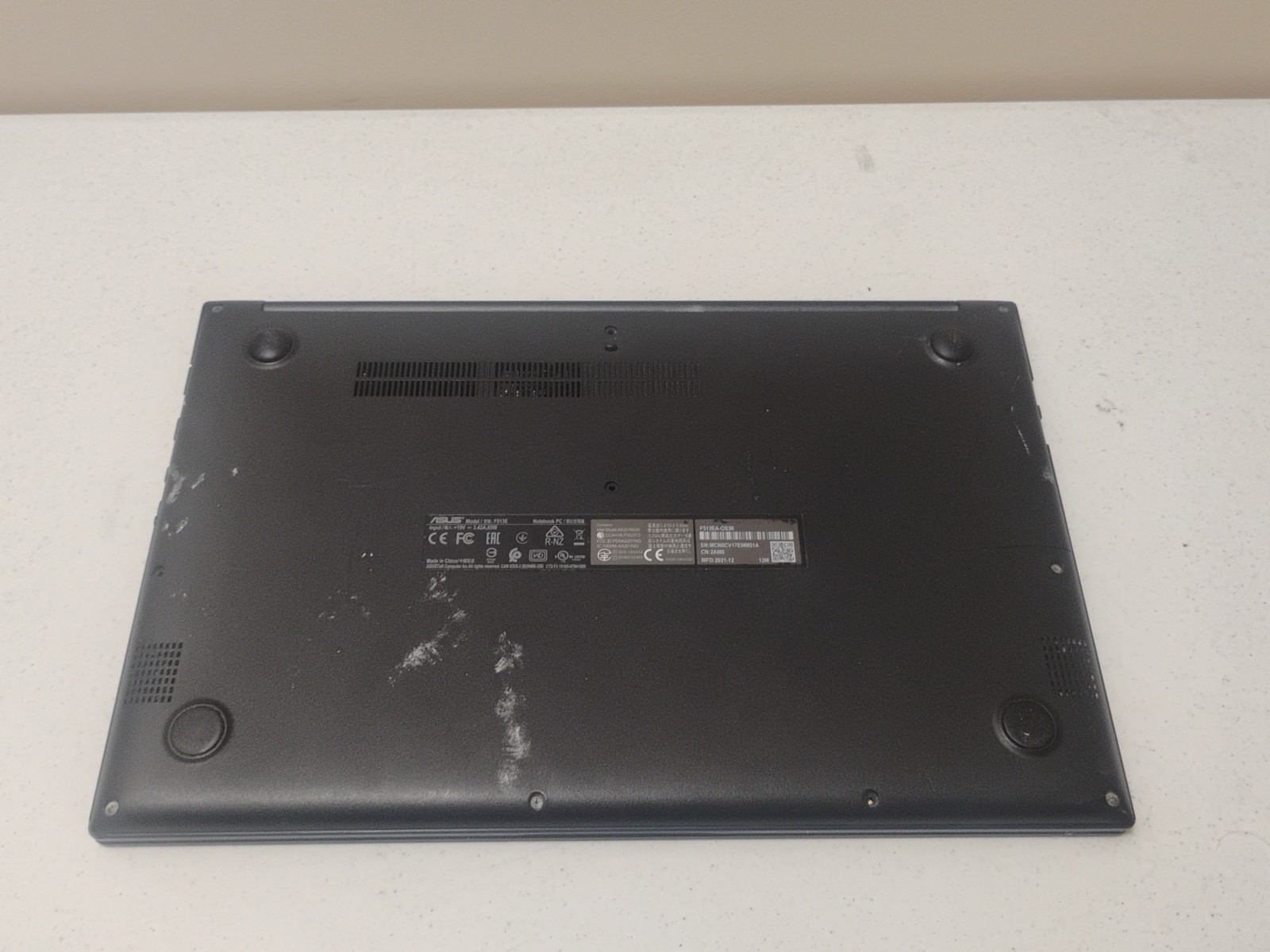 Asus VivoBook Model F513E &HP TPN-I106 Laptops. For Parts/Gold Recovery.