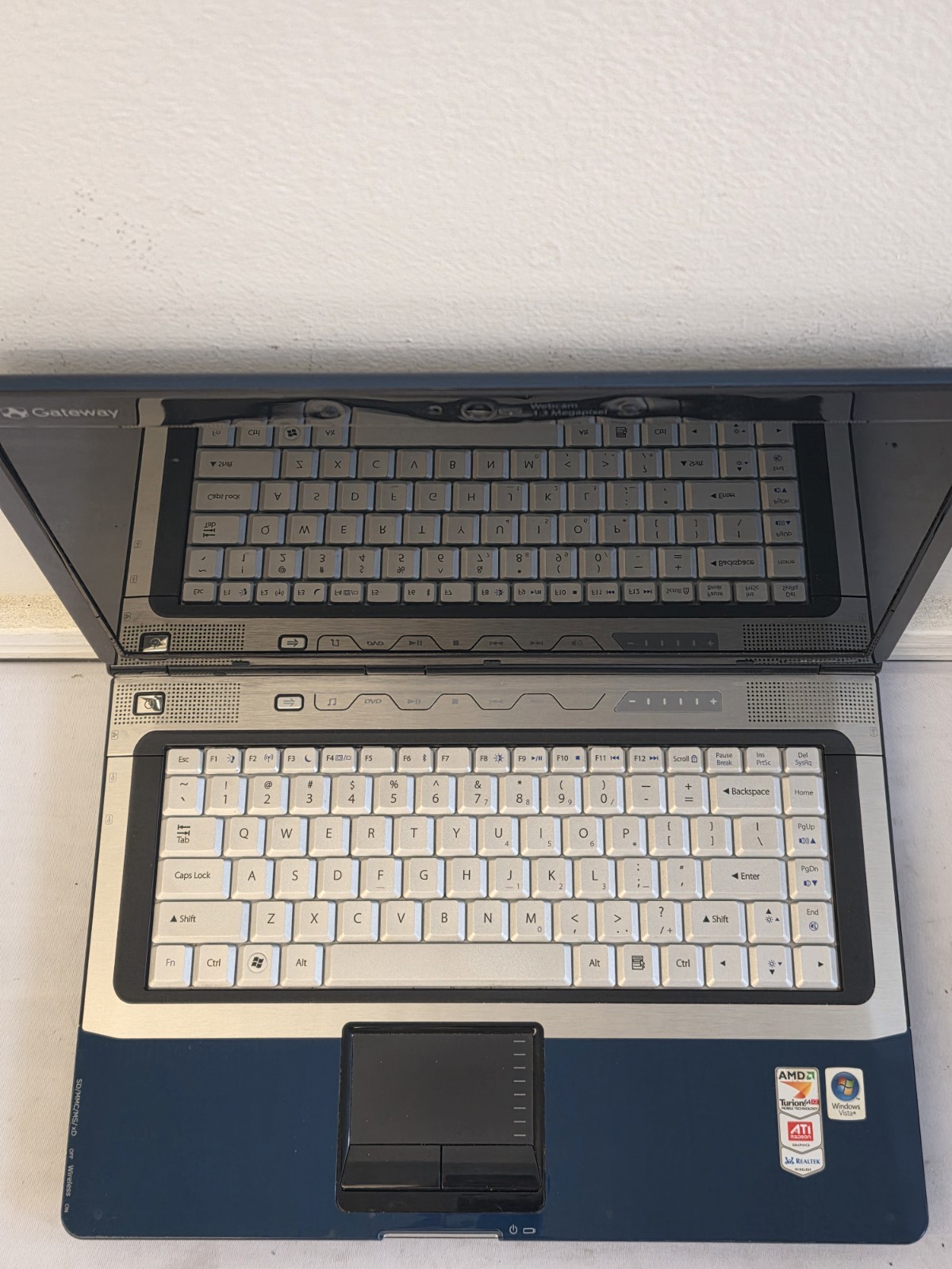Gateway SA1 Laptop – AMD Turion 64 TL-60 – 2GB RAM – Parts/Repair – READ