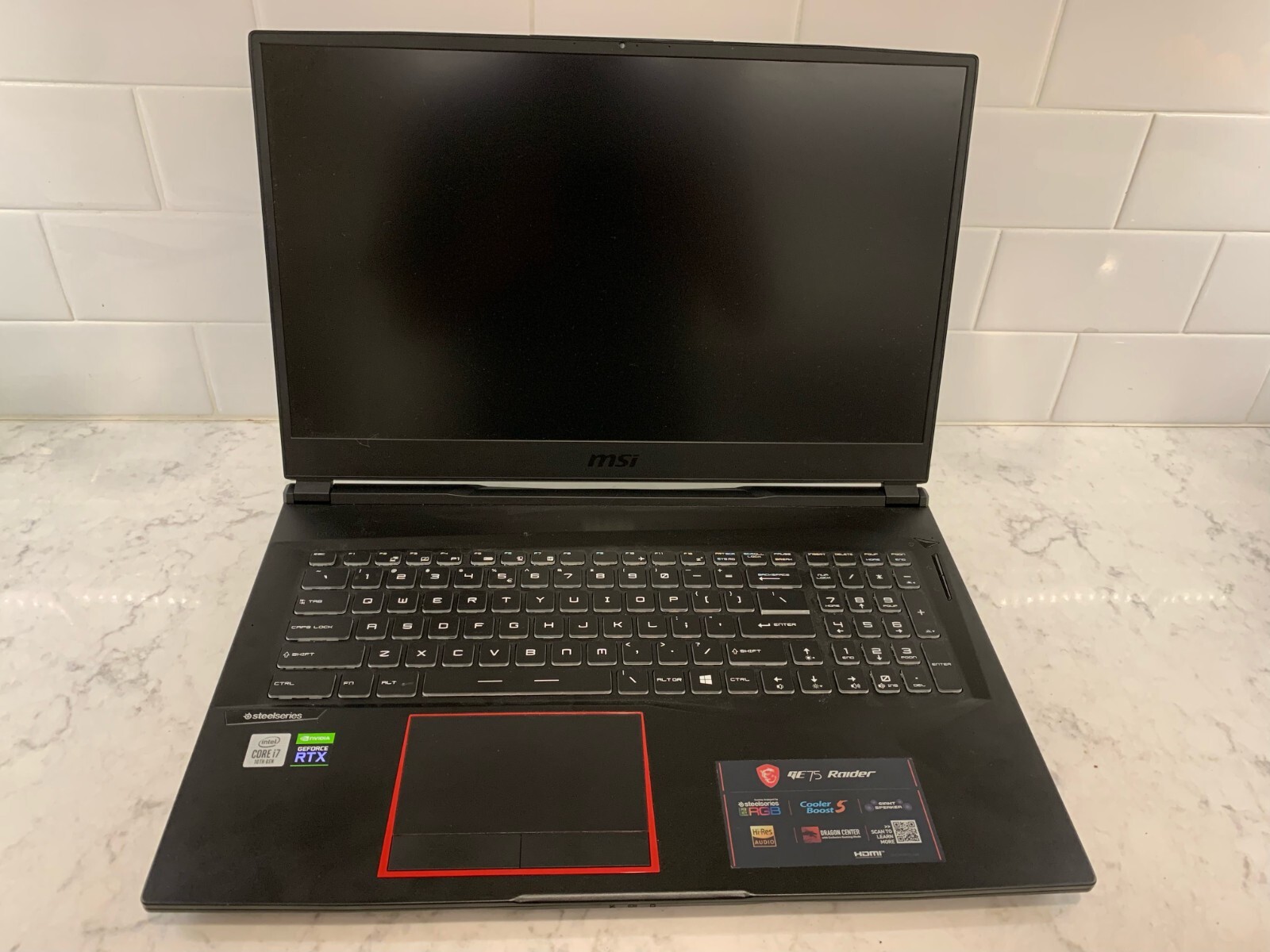 MSI GE75 Raider 17.3 inch (1TB + 512GB, Intel Core i7 10th Gen., 2.60GHz, 16GB)