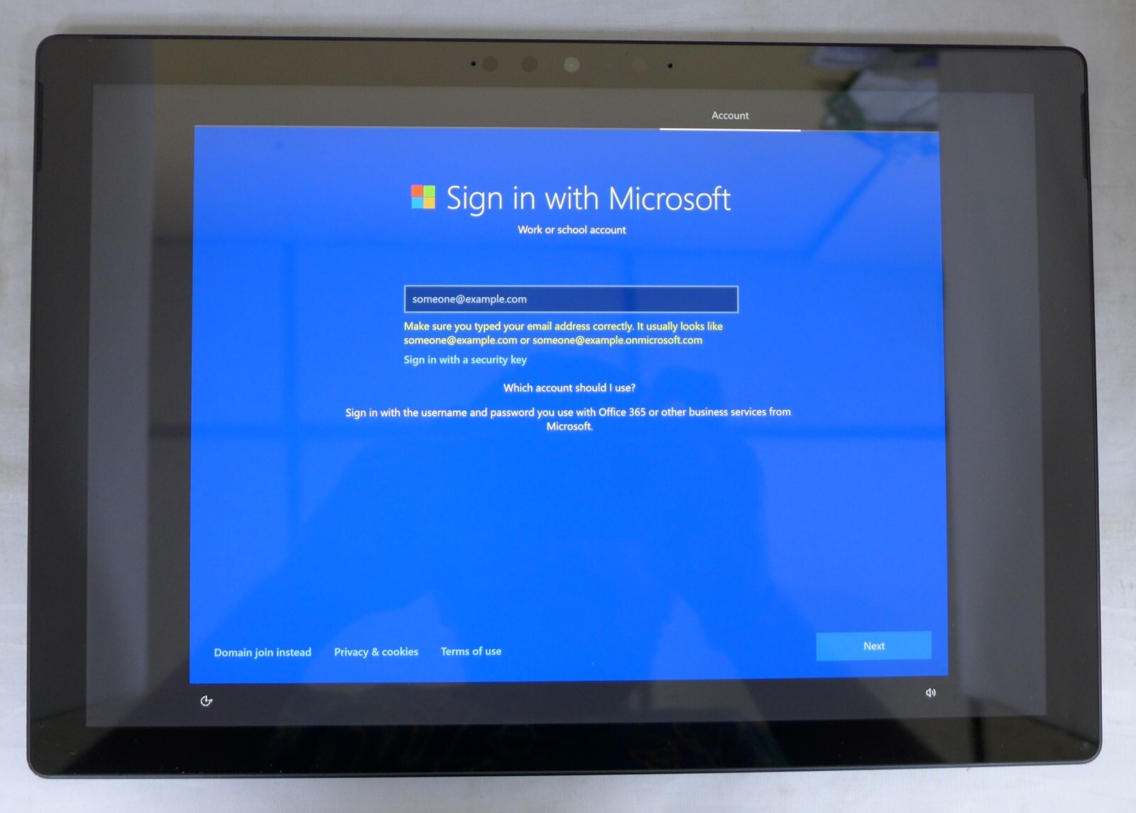 Microsoft Surface Pro 7, 12.3″, Black, 256GB, i7, 16GB- Remote management lock