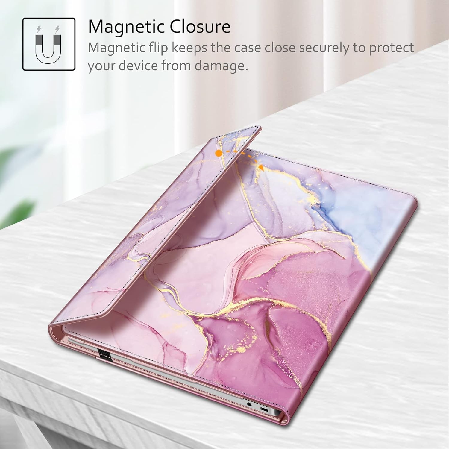 14″ Samsung Galaxy Chromebook Go XE340XDA XE345XDA Sleeve Case – Premium PU Leat