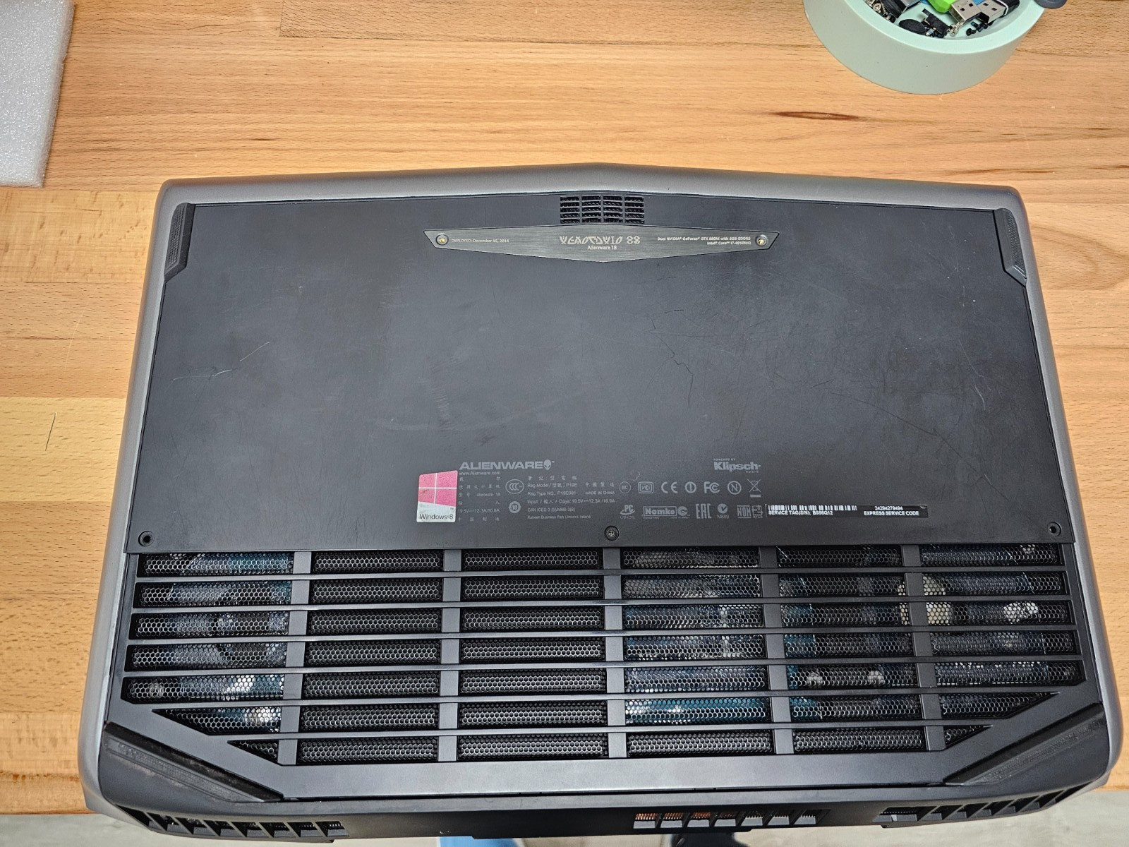 Alienware 18 Intel Core i7-4 Gen GTX880M PARTS