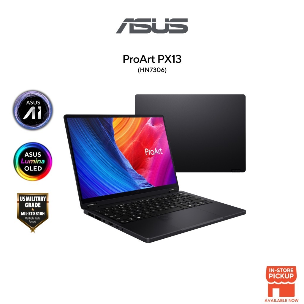 ASUS ProArt PX13 13″ NOT OPENED/USERyzen AI 9 HX 370 – 32GB RAM – RTX 4050 – 1TB