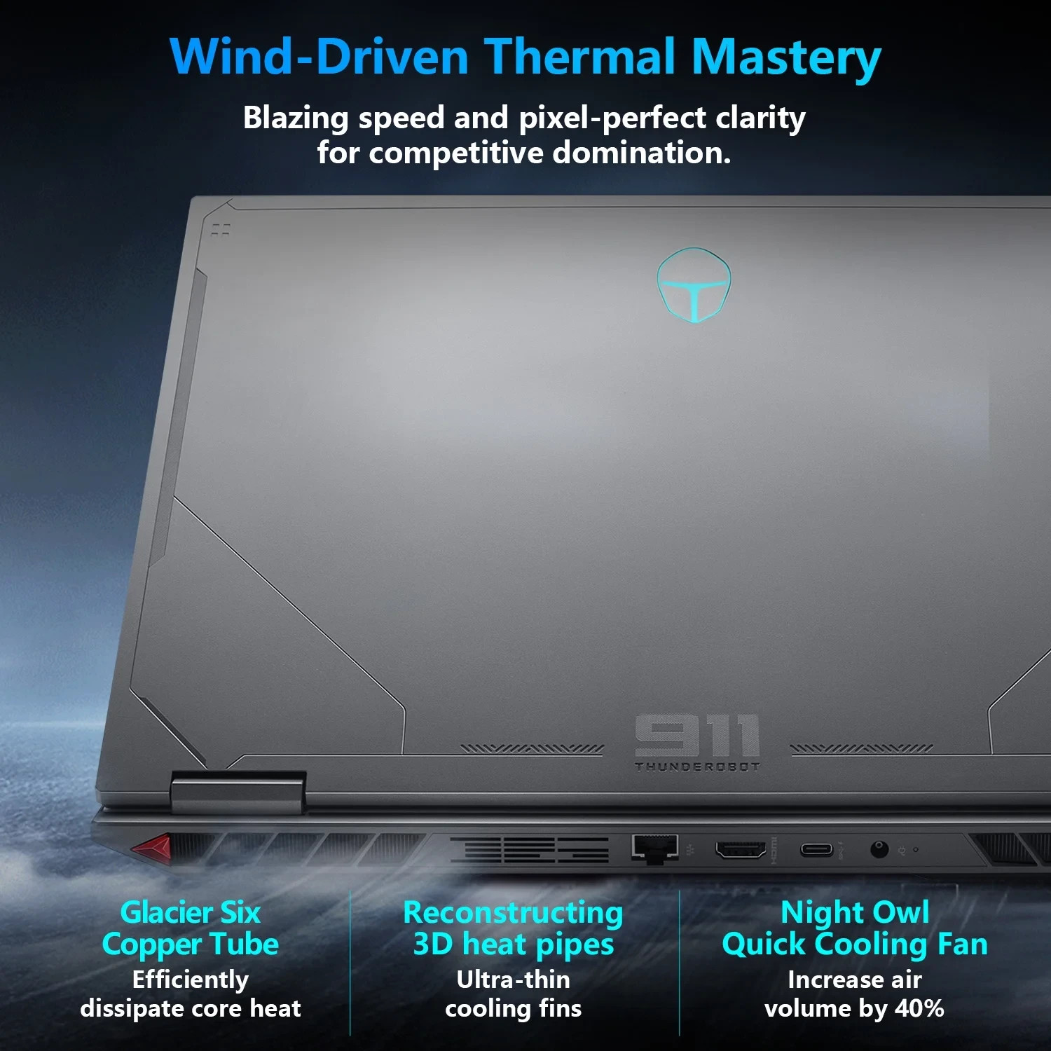 Thunderobot Radiant 16 Gaming Laptop,QHD+ 300Hz i7-14650HX RTX 5060, 32GB