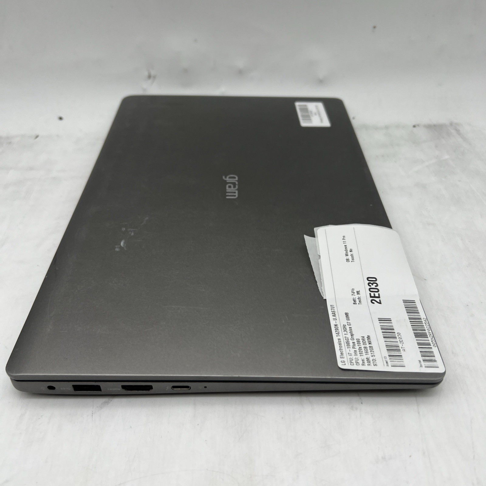 LG Electronics 14Z90N-U.AAS7U1 i7 1065G7 1.3GHz 16GB RAM 512GB NVMe Win11P